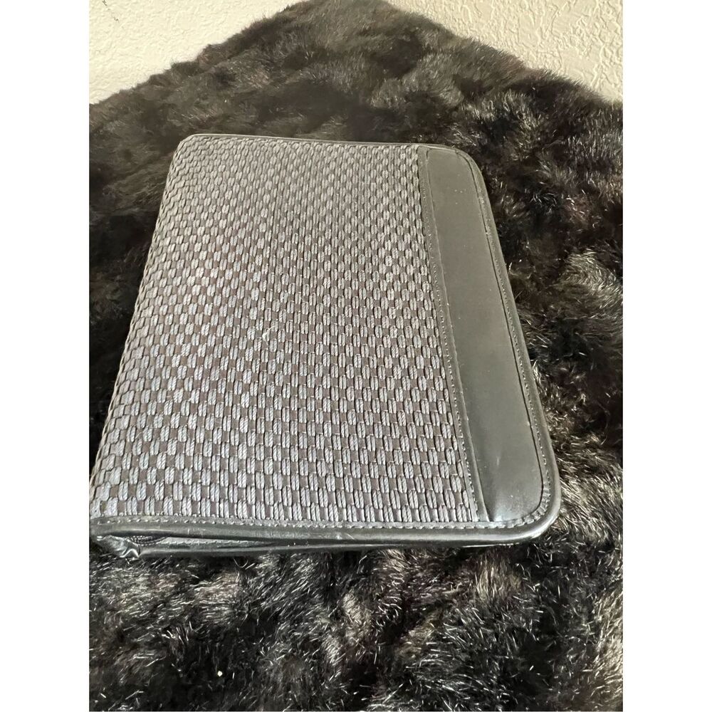 Franklin covey black 7 ring planner 10.5‎ x 8